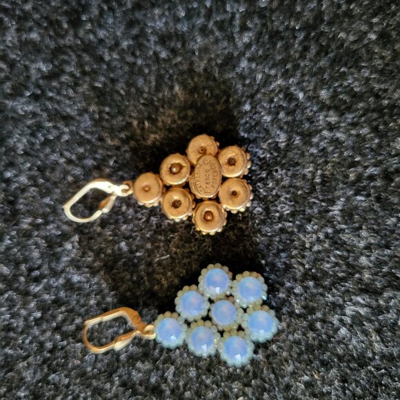 Catherine Popesco Sky Ignite Stone Crystal Earrings - Picture 3 of 4